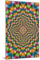 Psychodelic Pulse-null-Mounted Poster