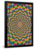 Psychodelic Pulse-null-Framed Poster