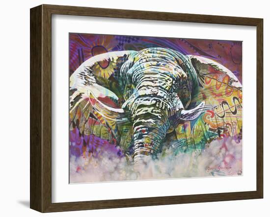 Psycodelic Ele-Graeme Stevenson-Framed Giclee Print