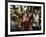 Psylvia, Dressed in Pink Indian Shirt Dancing in Crowd, Woodstock Music and Art Festival-Bill Eppridge-Framed Photographic Print