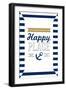 Pt. Pleasant Beach, New Jersey - PPB Is My Happy Place (#3)-Lantern Press-Framed Art Print