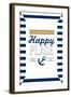 Pt. Pleasant Beach, New Jersey - PPB Is My Happy Place (#3)-Lantern Press-Framed Art Print