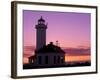 Pt Wilson Lighthouse, Entrance to Admiralty Inlet, Washington, USA-Jamie & Judy Wild-Framed Photographic Print