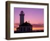 Pt Wilson Lighthouse, Entrance to Admiralty Inlet, Washington, USA-Jamie & Judy Wild-Framed Photographic Print