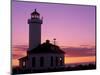 Pt Wilson Lighthouse, Entrance to Admiralty Inlet, Washington, USA-Jamie & Judy Wild-Mounted Photographic Print