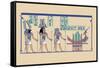 Ptah, Sekar and Osris-J. Gardner Wilkinson-Framed Stretched Canvas