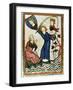 Pteffel, Poet of the 13th Century, Fishing for His Beloved. Codex Manesse (Ca.1300)-null-Framed Giclee Print
