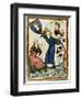 Pteffel, Poet of the 13th Century, Fishing for His Beloved. Codex Manesse (Ca.1300)-null-Framed Giclee Print