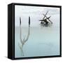 Pteranodon Pterosaur Diving Underwater Hunting for Fish-Stocktrek Images-Framed Stretched Canvas