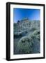 Pterocephalus Lasiospermus with Rock Formations in Distance, Teide National Park, Tenerife, Spain-Relanzón-Framed Photographic Print