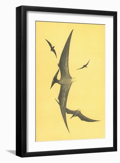 Pterodons-null-Framed Art Print