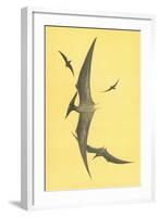 Pterodons-null-Framed Art Print