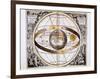 Ptolemaic (Geocentric/Earth-Centre) System of the Universe, 1708-null-Framed Giclee Print