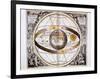 Ptolemaic (Geocentric/Earth-Centre) System of the Universe, 1708-null-Framed Giclee Print