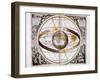 Ptolemaic (Geocentric/Earth-Centre) System of the Universe, 1708-null-Framed Giclee Print