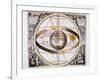 Ptolemaic (Geocentric/Earth-Centre) System of the Universe, 1708-null-Framed Giclee Print