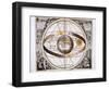 Ptolemaic (Geocentric/Earth-Centre) System of the Universe, 1708-null-Framed Giclee Print