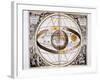 Ptolemaic (Geocentric/Earth-Centre) System of the Universe, 1708-null-Framed Giclee Print