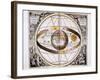 Ptolemaic (Geocentric/Earth-Centre) System of the Universe, 1708-null-Framed Giclee Print