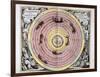 Ptolemaic (Geocentric/Earth-Centre) System of the Universe, 1708-null-Framed Giclee Print