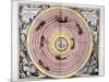 Ptolemaic (Geocentric/Earth-Centre) System of the Universe, 1708-null-Mounted Giclee Print