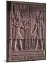 Ptolemaic Low Relief of the Hawk-Headed God Horus Presented with Offerings, Kom Ombo, North Africa-Walter Rawlings-Mounted Photographic Print