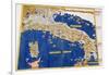 Ptolemaic Map of Italy, 1482-Nicolaus Germanus-Framed Giclee Print