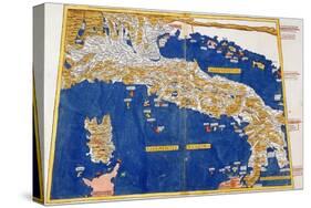 Ptolemaic Map of Italy, 1482-Nicolaus Germanus-Stretched Canvas