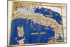 Ptolemaic Map of Italy, 1482-Nicolaus Germanus-Mounted Giclee Print