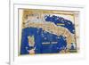 Ptolemaic Map of Italy, 1482-Nicolaus Germanus-Framed Premium Giclee Print