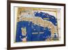 Ptolemaic Map of Italy, 1482-Nicolaus Germanus-Framed Premium Giclee Print