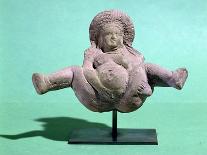 Statuette of a Woman Giving Birth, Given to Pregnant Women for a Successful Delivery-Ptolemaic Period Egyptian-Stretched Canvas