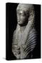 Ptolemaic Queen, Granite Statue, Found in Fouah, Ptolemaic Period BC-null-Stretched Canvas