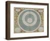 Ptolemaic System, from "The Celestial Atlas, or the Harmony of the Universe"-Andreas Cellarius-Framed Premium Giclee Print