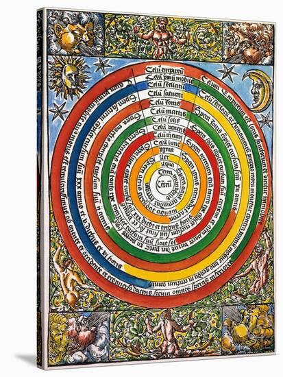 Ptolemaic Universe, 1537-C. Comipolitanus-Stretched Canvas