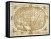 Ptolemaic World Map by Francesco Rosselli (1445-Before 1513)-null-Framed Stretched Canvas