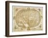 Ptolemaic World Map by Francesco Rosselli (1445-Before 1513)-null-Framed Giclee Print