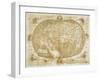 Ptolemaic World Map by Francesco Rosselli (1445-Before 1513)-null-Framed Giclee Print