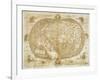 Ptolemaic World Map by Francesco Rosselli (1445-Before 1513)-null-Framed Giclee Print