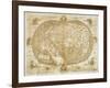 Ptolemaic World Map by Francesco Rosselli (1445-Before 1513)-null-Framed Giclee Print