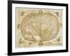 Ptolemaic World Map by Francesco Rosselli (1445-Before 1513)-null-Framed Giclee Print