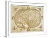Ptolemaic World Map by Francesco Rosselli (1445-Before 1513)-null-Framed Giclee Print