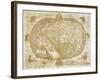 Ptolemaic World Map by Francesco Rosselli (1445-Before 1513)-null-Framed Giclee Print