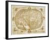 Ptolemaic World Map by Francesco Rosselli (1445-Before 1513)-null-Framed Giclee Print