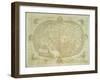 Ptolemaic World Map by Francesco Rosselli, Copperplate on Paper-null-Framed Giclee Print