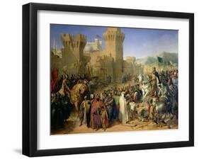 Ptolemais Given to Philip Augustus (1165-1223) and Richard the Lionheart (1157-99) 13th July 1191-Merry-Joseph Blondel-Framed Giclee Print