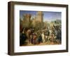 Ptolemais Given to Philip Augustus (1165-1223) and Richard the Lionheart (1157-99) 13th July 1191-Merry-Joseph Blondel-Framed Giclee Print