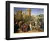 Ptolemais Given to Philip Augustus (1165-1223) and Richard the Lionheart (1157-99) 13th July 1191-Merry-Joseph Blondel-Framed Giclee Print