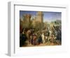 Ptolemais Given to Philip Augustus (1165-1223) and Richard the Lionheart (1157-99) 13th July 1191-Merry-Joseph Blondel-Framed Giclee Print