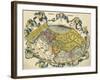 Ptolemic World Map-Claudius Ptolemy-Framed Giclee Print